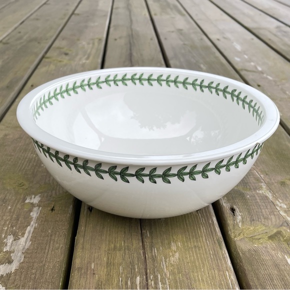 As Is**Portmeirion Botanic Garden Sovereign Shape 10” Salad Bowl Made in Britain - Picture 11 of 15